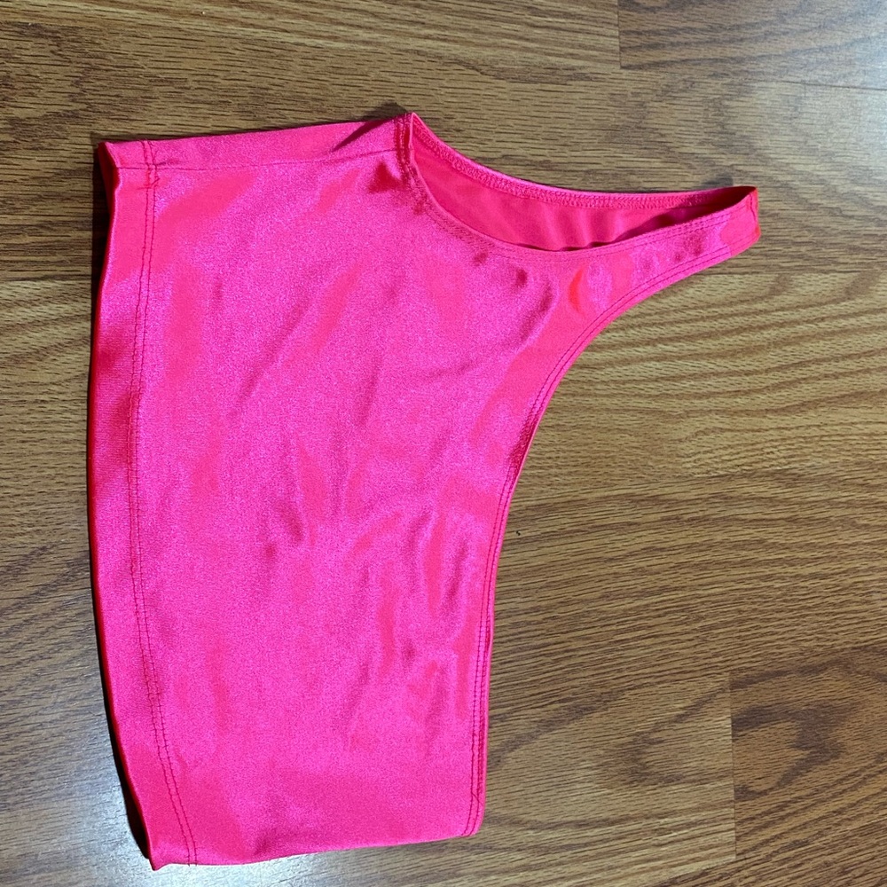 Luna Chix Vibrant Pink One-Shoulder Top